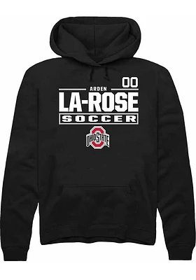 Arden La-Rose Rally Ohio State Buckeyes Mens NIL Stacked Box Long Sleeve Hoodie