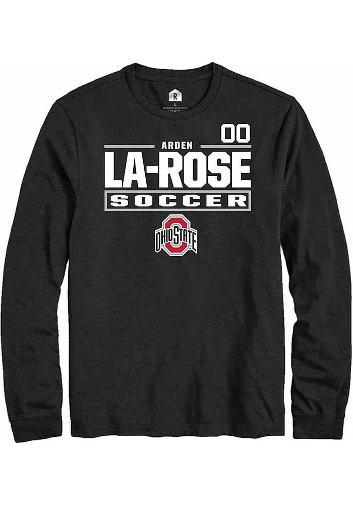 Arden La-Rose Ohio State Buckeyes Rally NIL Stacked Box Long Sleeve T Shirt