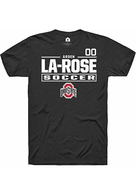 Arden La-Rose Ohio State Buckeyes Rally NIL Stacked Box Short Sleeve T Shirt