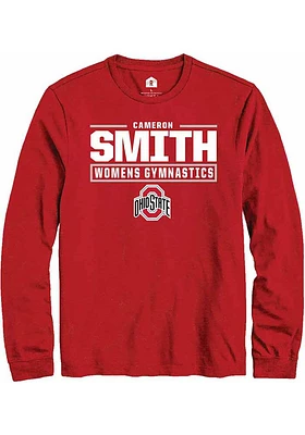 Cameron Smith Ohio State Buckeyes Rally NIL Stacked Box Long Sleeve T Shirt