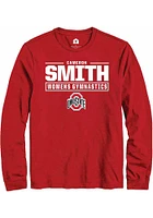 Cameron Smith Ohio State Buckeyes Rally NIL Stacked Box Long Sleeve T Shirt