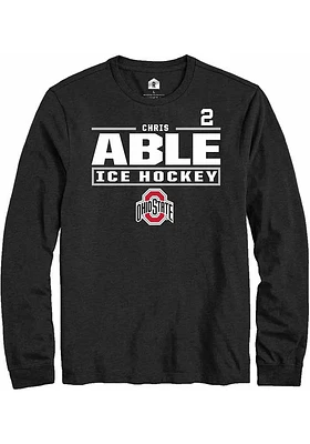 Chris Able Ohio State Buckeyes Rally NIL Stacked Box Long Sleeve T Shirt