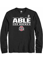Chris Able Ohio State Buckeyes Rally NIL Stacked Box Long Sleeve T Shirt