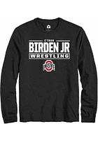 e’Than Birden Jr Ohio State Buckeyes Rally NIL Stacked Box Long Sleeve T Shirt