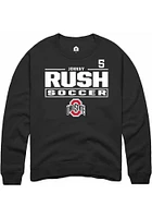 Johnny Rush Rally Ohio State Buckeyes Mens NIL Stacked Box Long Sleeve Crew Sweatshirt