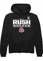 Johnny Rush Rally Ohio State Buckeyes Mens NIL Stacked Box Long Sleeve Hoodie