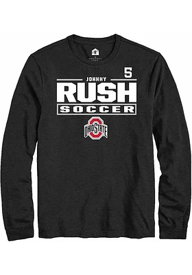 Johnny Rush Ohio State Buckeyes Rally NIL Stacked Box Long Sleeve T Shirt