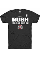 Johnny Rush Ohio State Buckeyes Rally NIL Stacked Box Short Sleeve T Shirt