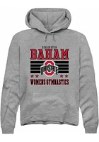 Kerrington Baham Rally Ohio State Buckeyes Mens NIL Striped Long Sleeve Hoodie