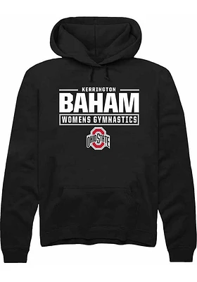 Kerrington Baham Rally Ohio State Buckeyes Mens NIL Stacked Box Long Sleeve Hoodie