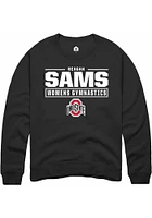 Reagan Sams Rally Ohio State Buckeyes Mens NIL Stacked Box Long Sleeve Crew Sweatshirt