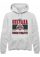 Rylee Guevara Rally Ohio State Buckeyes Mens NIL Striped Long Sleeve Hoodie