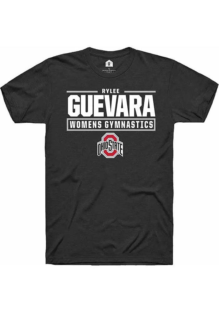 Rylee Guevara Ohio State Buckeyes Rally NIL Stacked Box Short Sleeve T Shirt