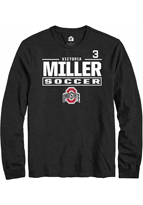 Victoria Miller Ohio State Buckeyes Rally NIL Stacked Box Long Sleeve T Shirt