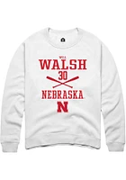 Will Walsh Rally Nebraska Cornhuskers Mens NIL Sport Icon Long Sleeve Crew Sweatshirt