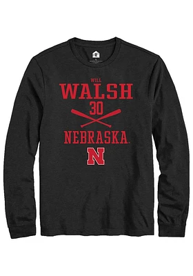 Will Walsh Nebraska Cornhuskers Rally NIL Sport Icon Long Sleeve T Shirt