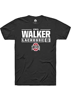 Jewel Walker Ohio State Buckeyes Rally NIL Stacked Box Short Sleeve T Shirt