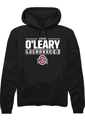 Shane O’Leary Rally Ohio State Buckeyes Mens NIL Stacked Box Long Sleeve Hoodie