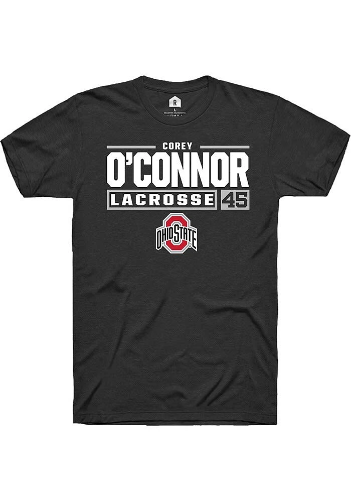 Rally Ohio State Buckeyes NIL Stacked Box Design Short Sleeve T Shirt