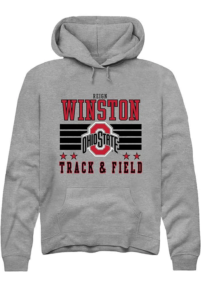Reign Winston Rally Ohio State Buckeyes Mens NIL Striped Long Sleeve Hoodie