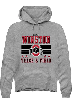 Reign Winston Rally Ohio State Buckeyes Mens NIL Striped Long Sleeve Hoodie