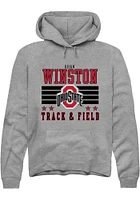 Reign Winston Rally Ohio State Buckeyes Mens NIL Striped Long Sleeve Hoodie