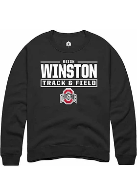 Reign Winston Rally Ohio State Buckeyes Mens NIL Stacked Box Long Sleeve Crew Sweatshirt
