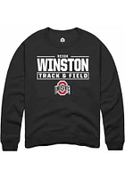 Reign Winston Rally Ohio State Buckeyes Mens NIL Stacked Box Long Sleeve Crew Sweatshirt