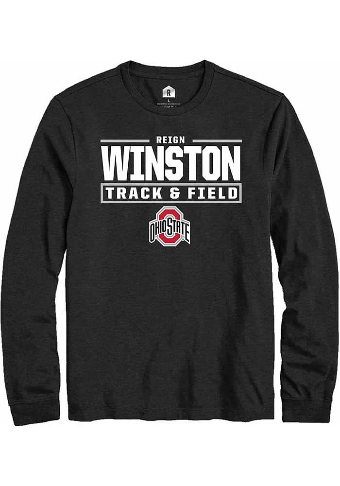 Reign Winston Ohio State Buckeyes Rally NIL Stacked Box Long Sleeve T Shirt