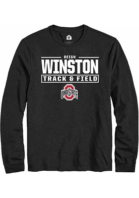 Reign Winston Ohio State Buckeyes Rally NIL Stacked Box Long Sleeve T Shirt