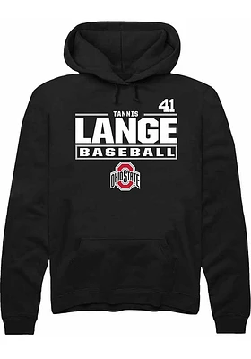 Tannis Lange Rally Ohio State Buckeyes Mens NIL Stacked Box Long Sleeve Hoodie