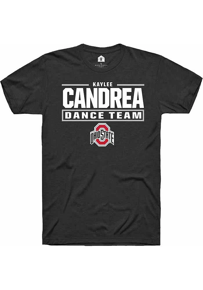 Kaylee Candrea Ohio State Buckeyes Rally NIL Stacked Box Short Sleeve T Shirt