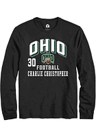 Charlie Christopher Ohio Bobcats Rally NIL Arch Logo Long Sleeve T Shirt