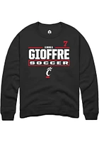 Emma Gioffre Rally Cincinnati Bearcats Mens NIL Stacked Box Long Sleeve Crew Sweatshirt