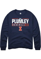 Ben Plumley  Rally Illinois Fighting Illini Mens Navy Blue NIL Stacked Box Long Sleeve Crew Sweats..