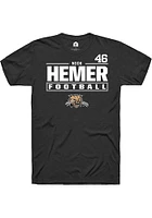 Nick Hemer Ohio Bobcats Rally NIL Stacked Box Short Sleeve T Shirt
