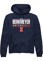 Paige Berkmeyer  Rally Illinois Fighting Illini Mens Navy Blue NIL Stacked Box Long Sleeve Hoodie