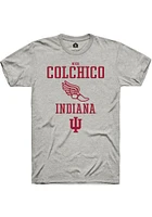 Nico Colchico  Indiana Hoosiers Ash Rally NIL Sport Icon Short Sleeve T Shirt