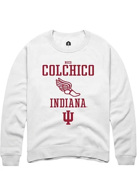 Nico Colchico Rally Indiana Hoosiers Mens NIL Sport Icon Long Sleeve Crew Sweatshirt