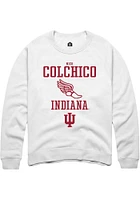 Nico Colchico Rally Indiana Hoosiers Mens NIL Sport Icon Long Sleeve Crew Sweatshirt