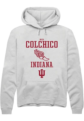 Nico Colchico Rally Indiana Hoosiers Mens NIL Sport Icon Long Sleeve Hoodie