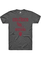 Nico Colchico  Indiana Hoosiers Dark Grey Rally NIL Sport Icon Short Sleeve T Shirt