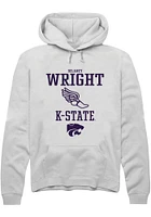 Delaney Wright Rally K-State Wildcats Mens NIL Sport Icon Long Sleeve Hoodie