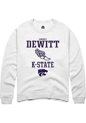 Lindsey DeWitt Rally K-State Wildcats Mens NIL Sport Icon Long Sleeve Crew Sweatshirt