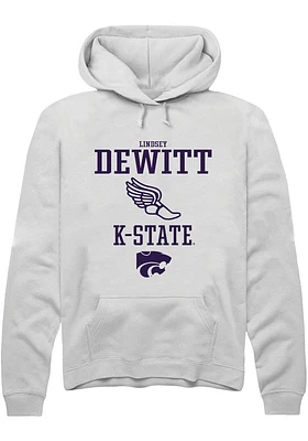 Lindsey DeWitt Rally K-State Wildcats Mens NIL Sport Icon Long Sleeve Hoodie