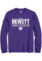 Lindsey DeWitt K-State Wildcats Rally NIL Stacked Box Long Sleeve T Shirt