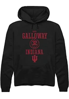 Trey Galloway  Rally Indiana Hoosiers Mens Black NIL Sport Icon Long Sleeve Hoodie