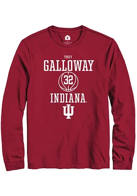 Trey Galloway Indiana Hoosiers Rally NIL Sport Icon Long Sleeve T Shirt