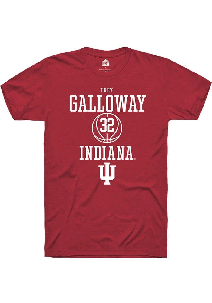 Trey Galloway Indiana Hoosiers Rally NIL Sport Icon Short Sleeve T Shirt