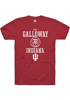 Trey Galloway Indiana Hoosiers Rally NIL Sport Icon Short Sleeve T Shirt